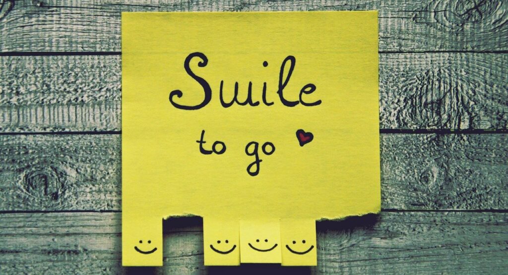 Smile to go, Lächeln zum Mitnehmen, Freude machen, Psychologische Praxis, Julia Maier, Psychologin Graz, Psychologische Therapie Graz,